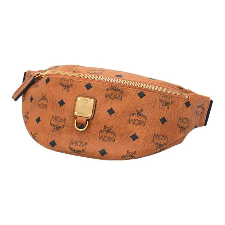 MCM Fursten Belt Bag Visetos Small Cognac-1