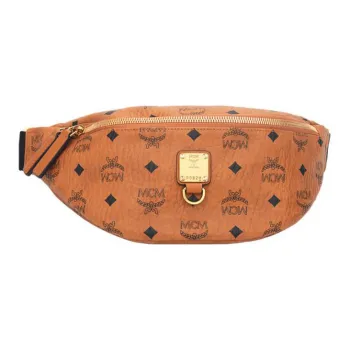 MCM Fursten Belt Bag Visetos Small Cognac