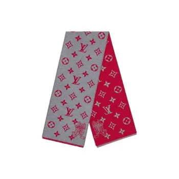 LOUIS VUITTON Wool Knit Scarves Men's