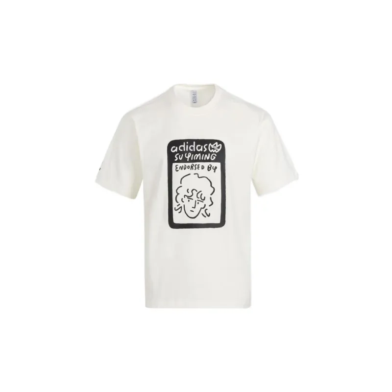 Adidas Originals x ZHANGCHANGXIONG T Shirt Unisex White-0