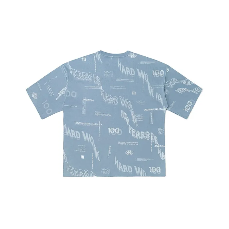 Dickies T Shirt Men's Light Gray Blue-1
