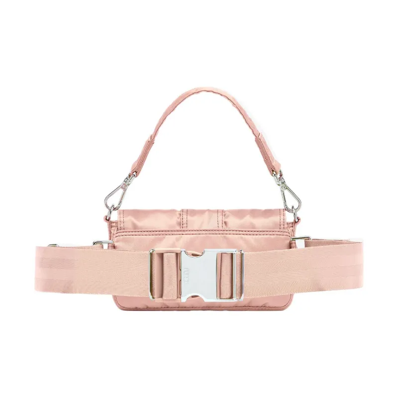 FENDI PORTER Collaboration Baguette Cow Leather Cell Phone Pouch Handbag Fanny Pack Mini Men's Pink-2