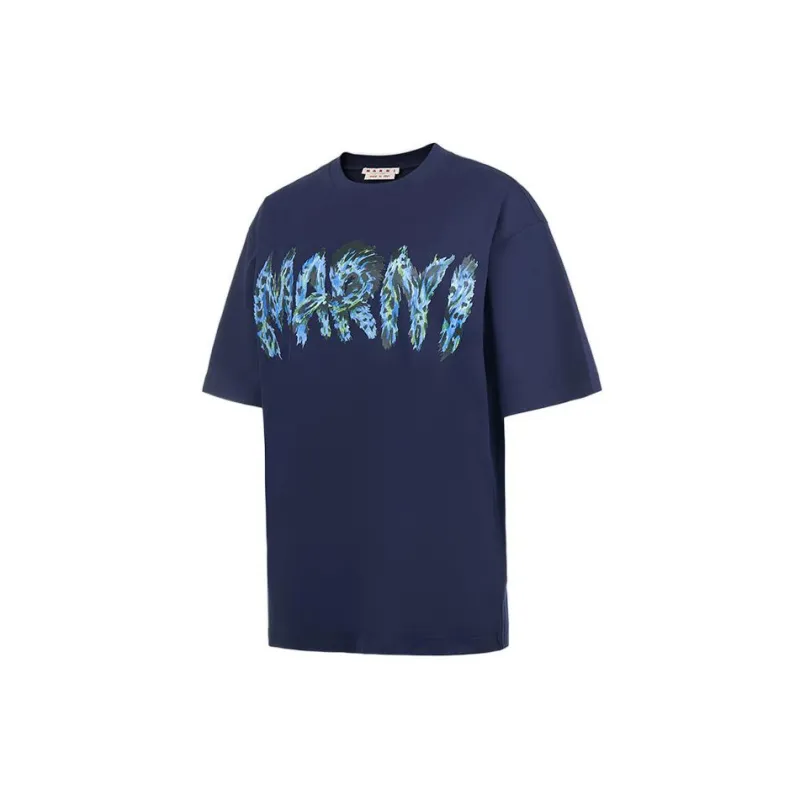 MARNI T-Shirts Women's Navy Blue-2