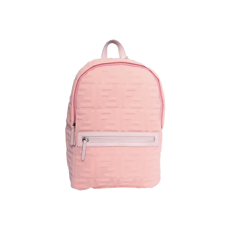 FENDI Calfskin Detail Backpack Kids' Pink-0