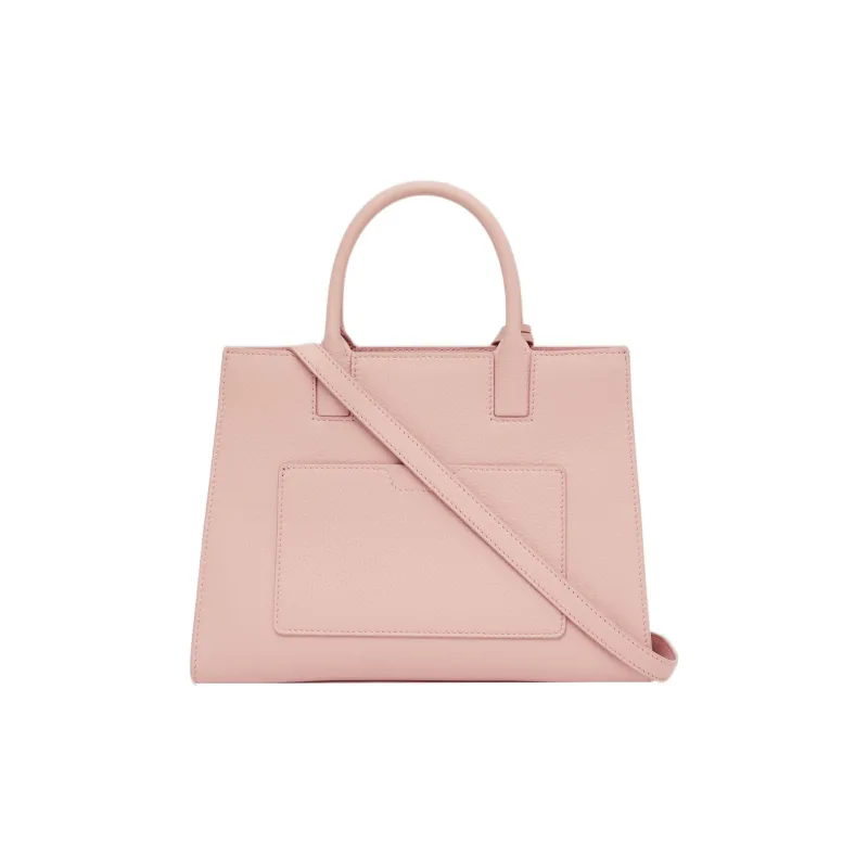 Burberry Frances Calfskin Tote Bag, Shopping Bag, Shoulder Bag, Handbag Mini Women's Dark Pink-3