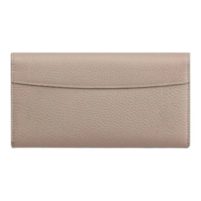 LOUIS VUITTON Capucines Cow Leather Wallet Regular Women's Beige-2
