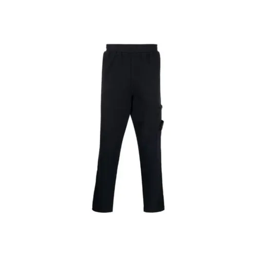 STONE ISLAND Knitted Sweatpants Men Black