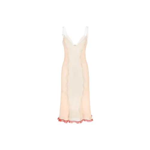 FENDI Slip Dresses Women's Light Pink