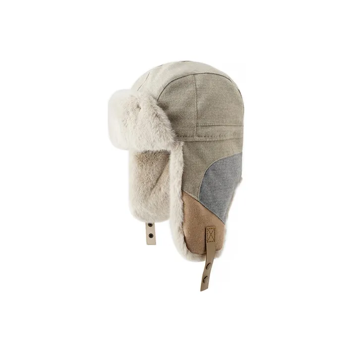 FREE RABBITⅡ Cotton Trapper Hats Unisex-3