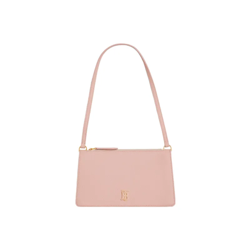 Burberry Mini Tb Grainy Leather Pouch Pink-3