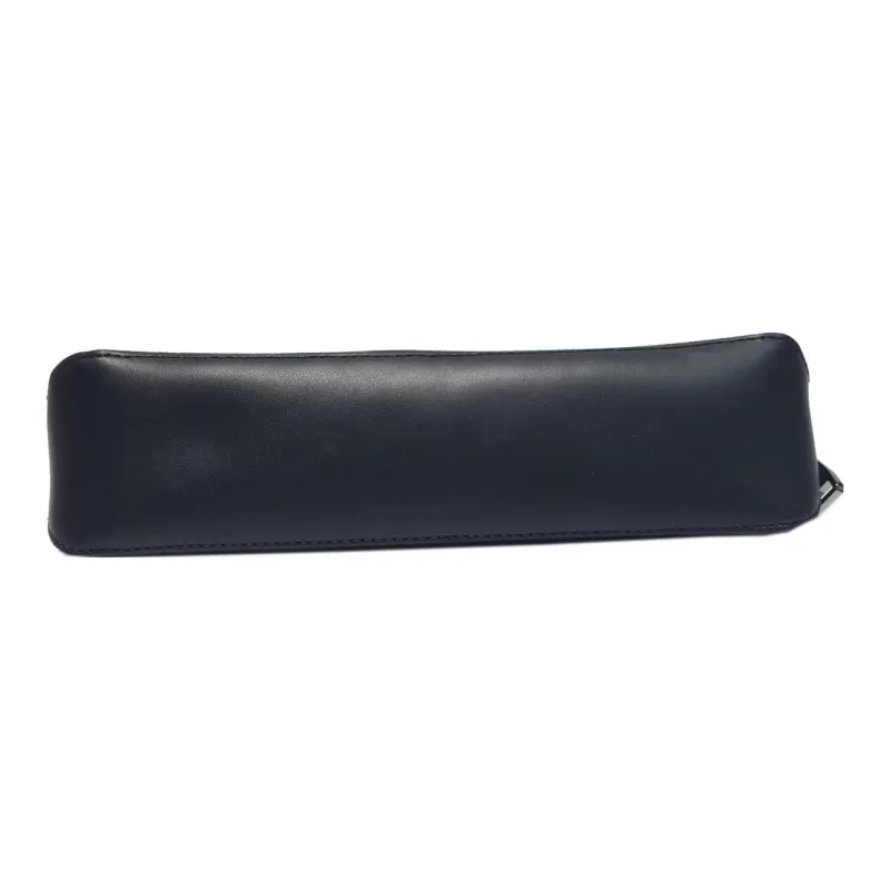 LOUIS VUITTON Canvas Pen Pouch Clutch Unisex Black Gray Color-4
