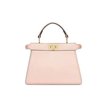 FENDI Peekaboo ISeeU Sheepskin Shoulder Bag, Crossbody Bag, Handbag Regular Women's Pink