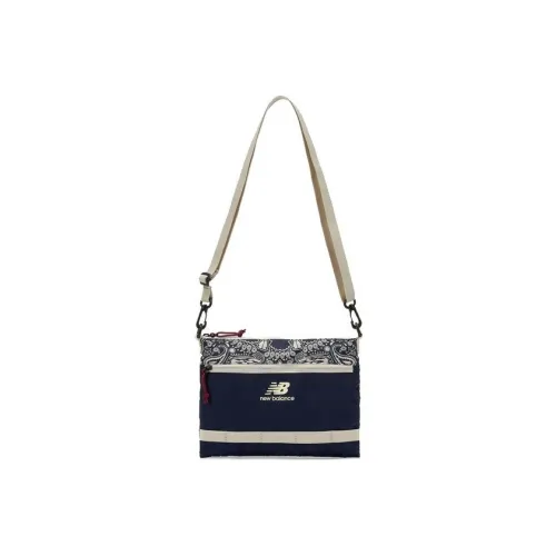 New Balance Paisley Pack Collaboration Fabric Shoulder Bag Crossbody Bag Regular Unisex Marine Blue