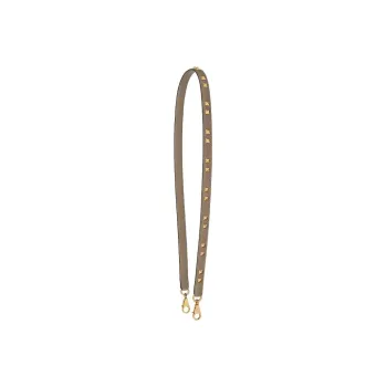 HERMES Leather Shoulder Strap Bag Straps Mini Women's M8 Gris Asphalte Asphalt Gray