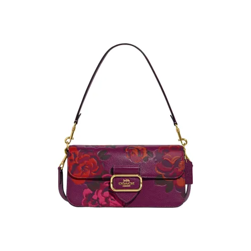 COACH Cow Leather Portable Crossbody Bag, Shoulder Bag Tubas Women's Dark Magenta