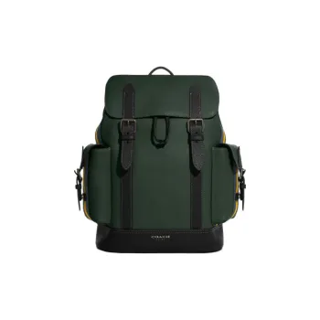 COACH Hudson Cow Leather Backpack Large Size Men's Amazon Green