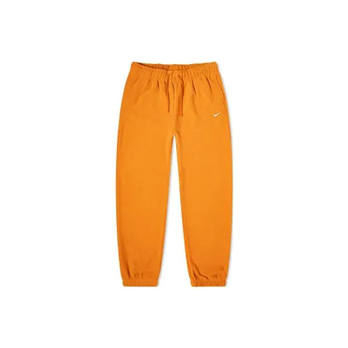 Nike Knitted Sweatpants Women's Orange