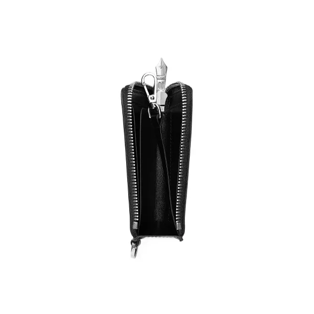 MONTBLANC Meisterstuck Full-grain Calf Leather Key Pouch Men's Black-3