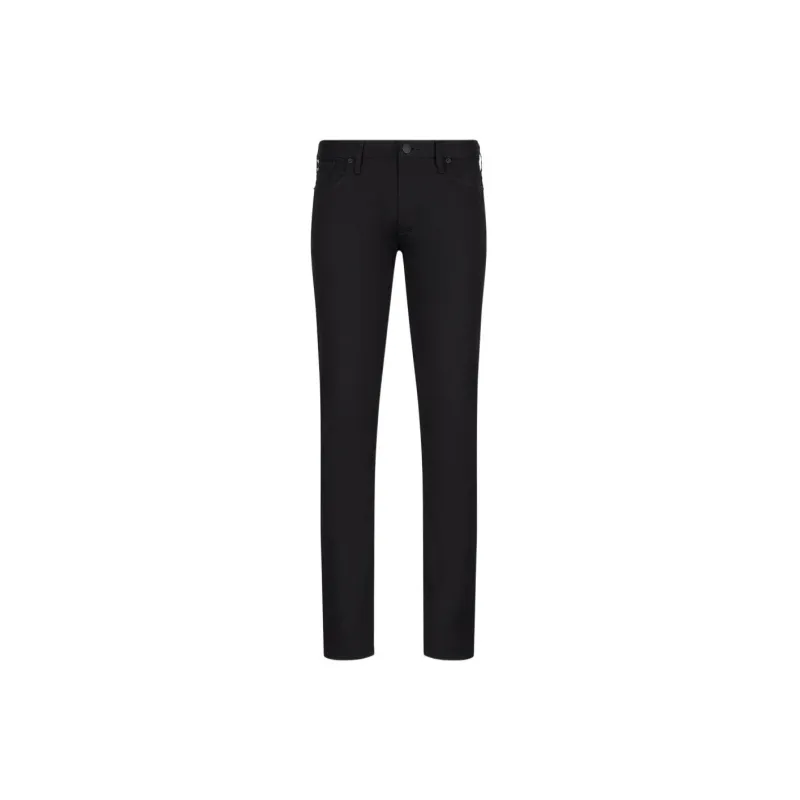 EMPORIO ARMANI J06 Stretch twill Slim fit Trousers-6