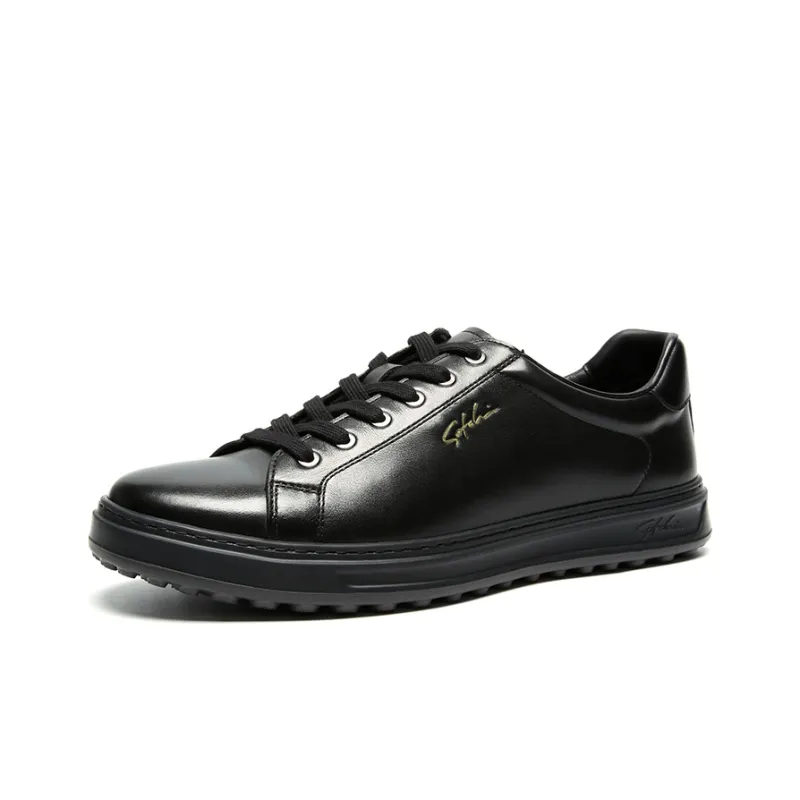 Satchi Stylish Skateboarding Shoes Men's Black-1