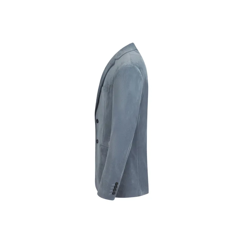 MANGANO Business Suits Men Gray Blue-2