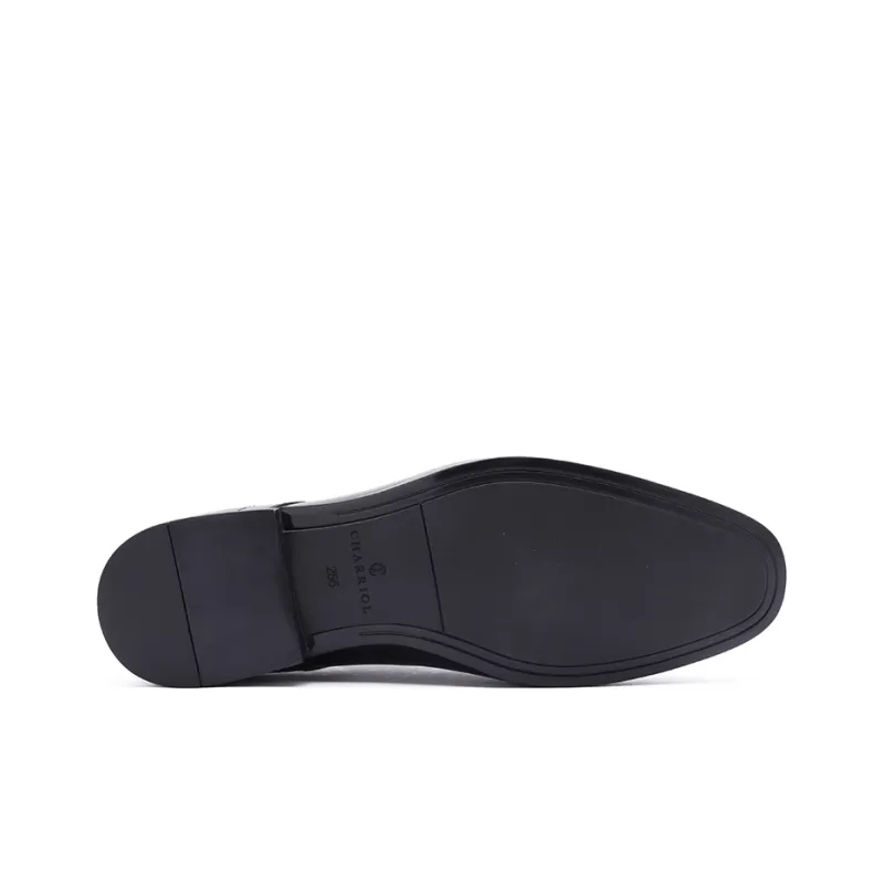 CHARRIOL Dress Shoes Men Low-Top Black Gray Color-5