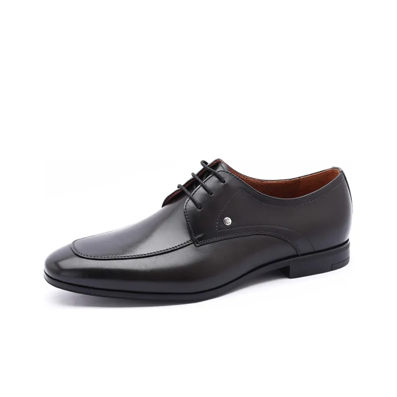 CHARRIOL Dress Shoes Men Low-Top Black Gray Color-1