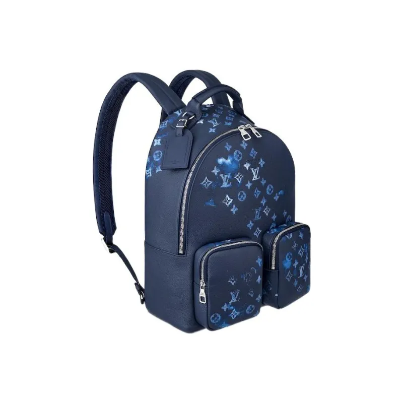 LOUIS VUITTON Backpack Multipocket Ink Watercolor-1