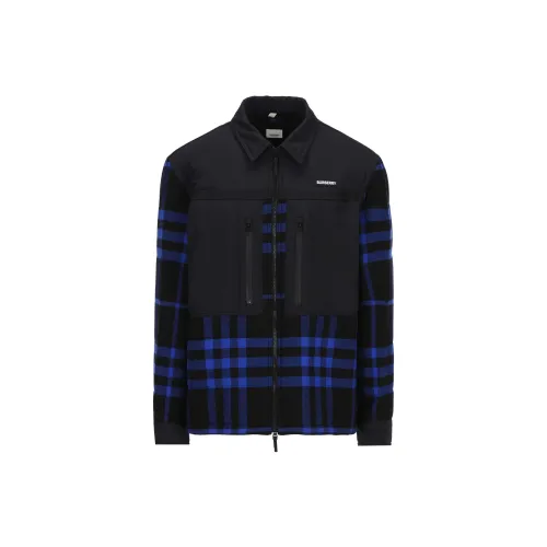 Burberry Jackets Men Blue