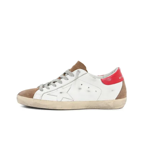 Golden Goose Super Star Stylish Skateboarding Shoes Men's White Vintage Version