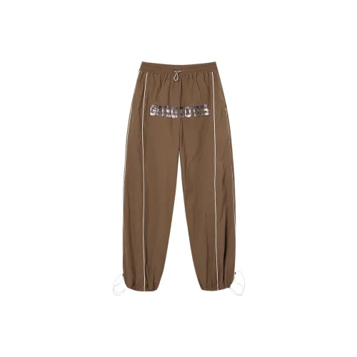 I'M ONE Knitted Sweatpants Unisex Coffee Brown