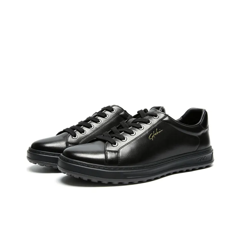 Satchi Stylish Skateboarding Shoes Men's Black-2