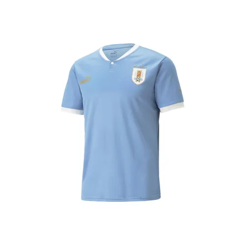 PUMA Uruguay National Team Soccer Jerseys Men Blue