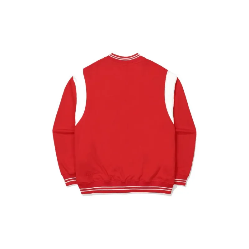 FILA Baseball Jacket Unisex Orange Red-1
