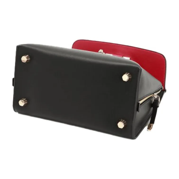 FERRAGAMO Cow Leather Shoulder Bags Handbags Women's Black-3