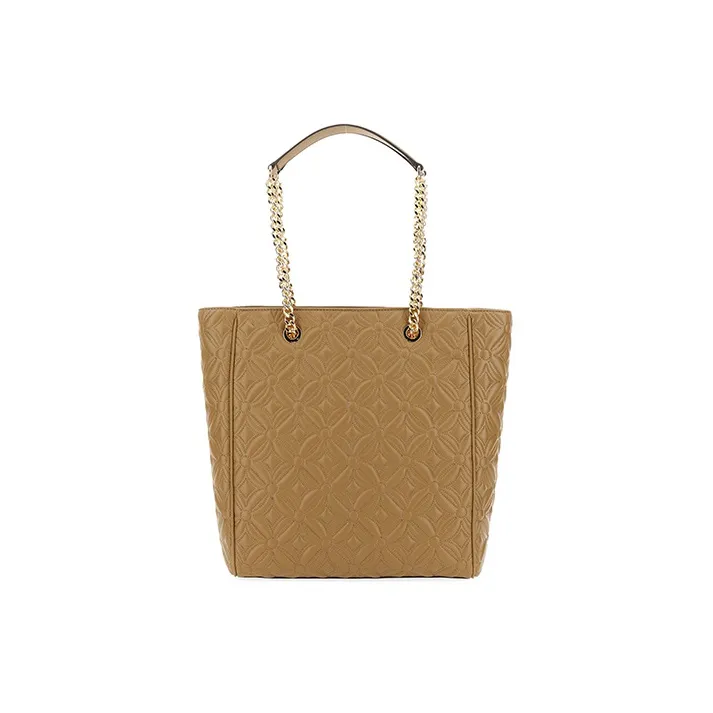 MICHAEL KORS Leather Tote Bag Shopping Bag Shoulder Bag Handbag Women's Light Brown-2