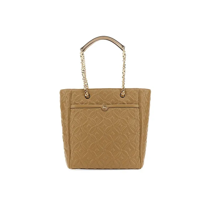 MICHAEL KORS Leather Tote Bag Shopping Bag Shoulder Bag Handbag Women's Light Brown-0