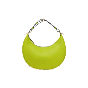 FENDI Fendigraphy Cow Leather Shoulder Bag, Handbag, Shoulder Bag Women's Sprout Green