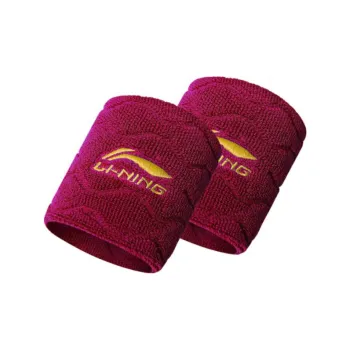 LiNing Wristbands Kids' Ripple Rose Red