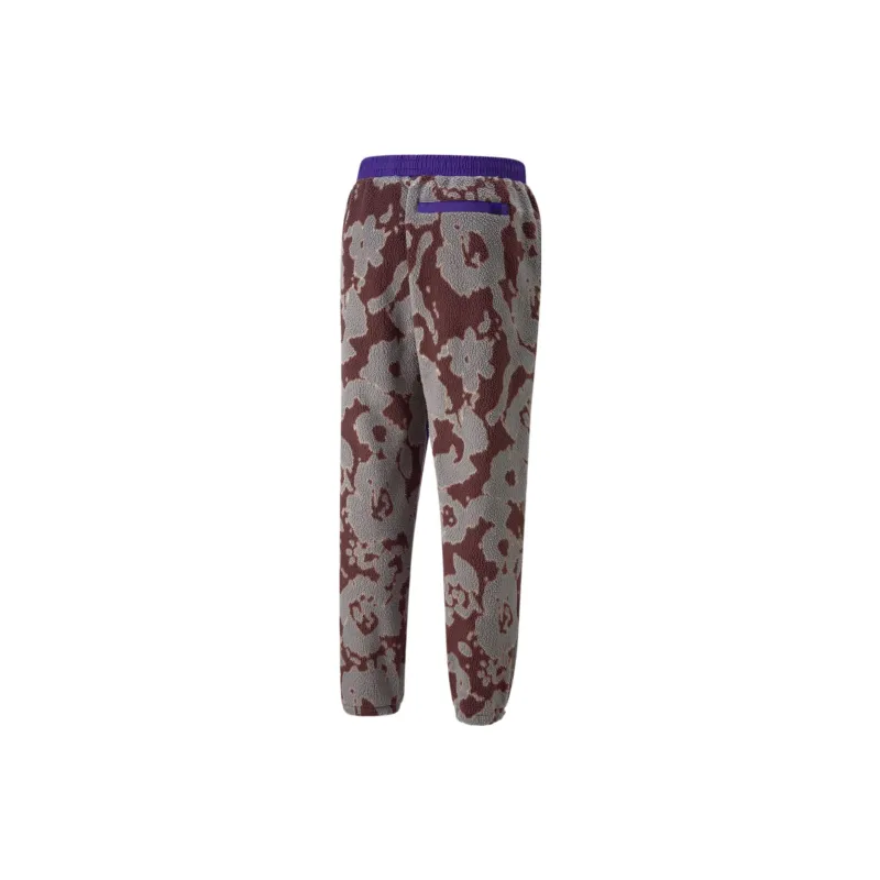 Perks And Mini X PUMA Casual Pants Men Purple-1