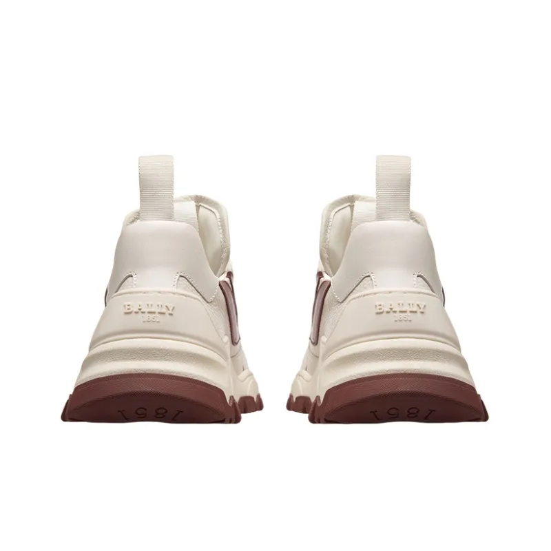 BALLY Holden Low Top Sports Casual Shoes Women's White-3