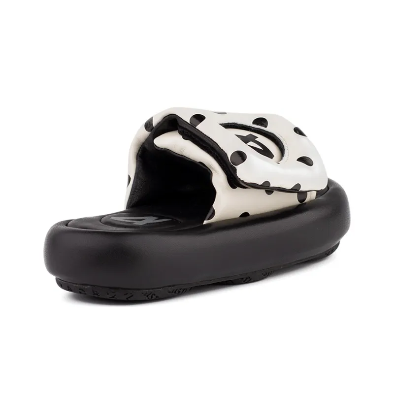 LASTLAZY Slide Slippers Unisex Polka Dot-3