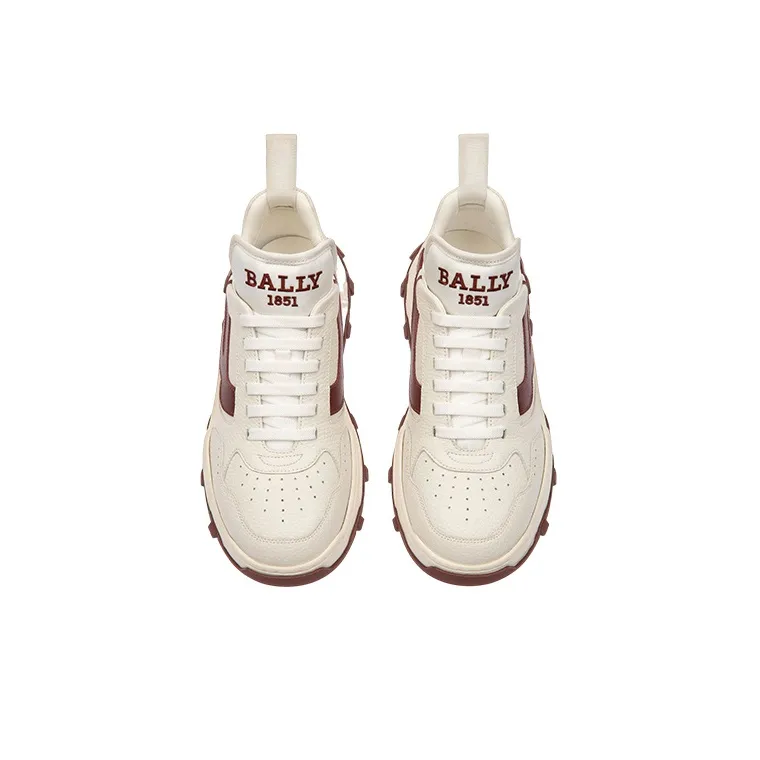 BALLY Holden Low Top Sports Casual Shoes Women's White-2