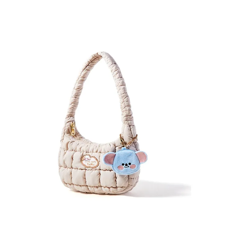 Sound For Life Cotton Saddle Bag Shoulder Bag Tofu Bag Down Cell Phone Pouch Shoulder Bag Trumpets Women's Multicolor-1
