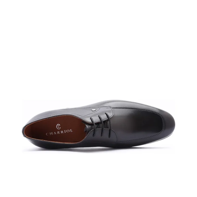 CHARRIOL Dress Shoes Men Low-Top Black Gray Color-3