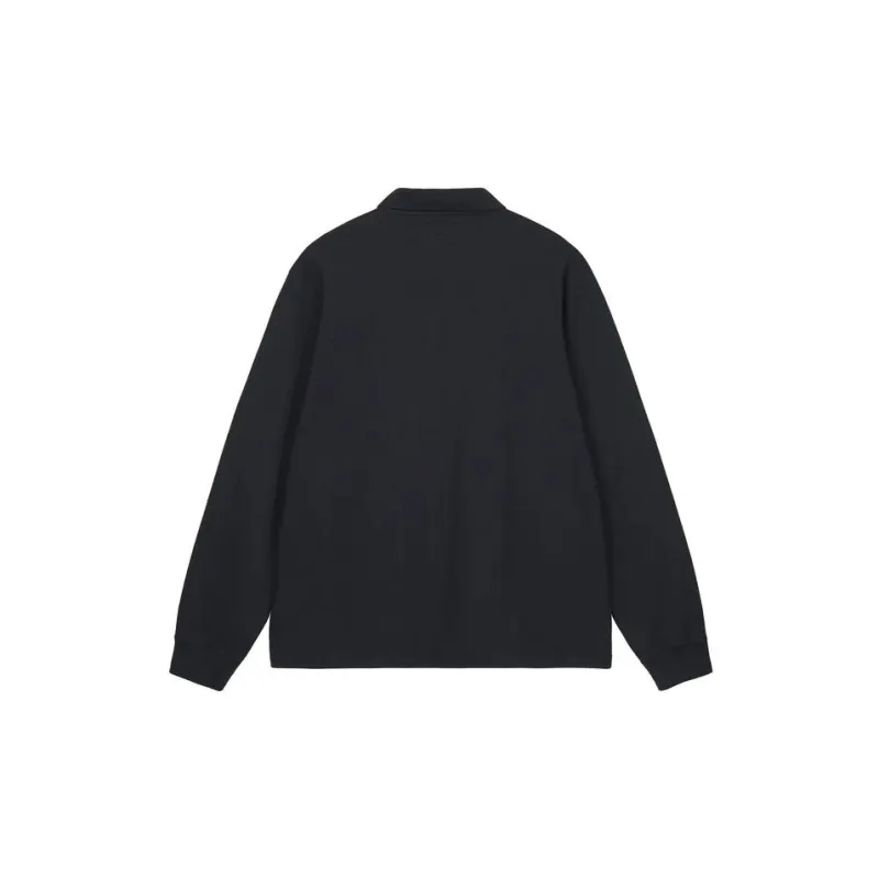 Stussy Long Sleeve Rib Polo-1