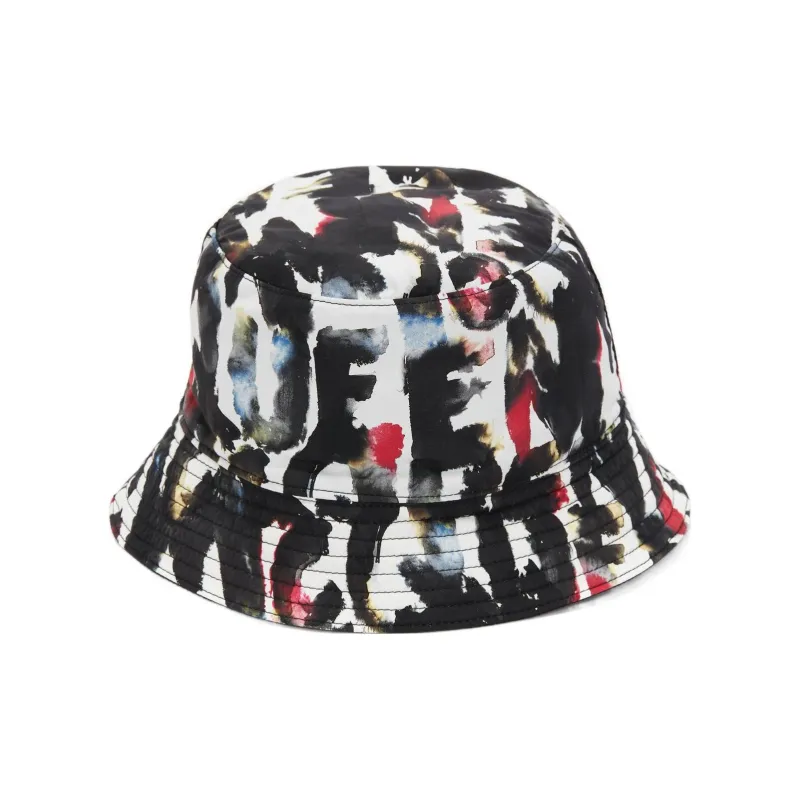 Alexander McQueen Bucket Hat Men's Black/Multicolor-2