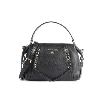 MICHAEL KORS Grained Leather Portable Crossbody Bag Shoulder Bag Women's Black