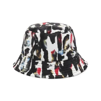 Alexander McQueen Bucket Hat Men's Black/Multicolor
