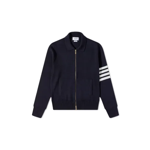 THOM BROWNE Jackets Men Marine Blue